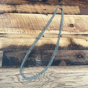 Silver Beaded Necklace!